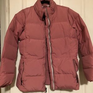 Old navy puffy jackets pink